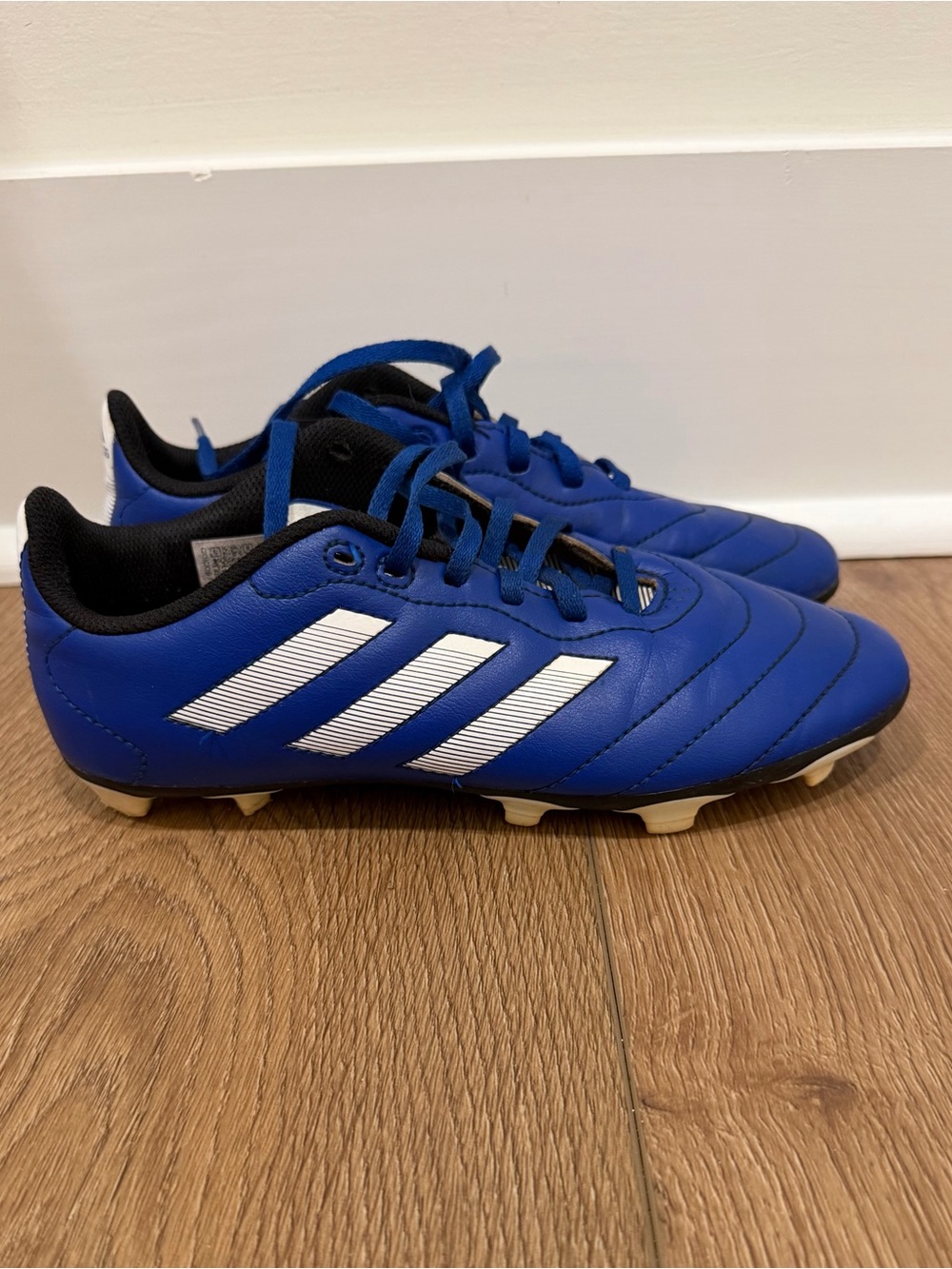 adidas Blue and White Kids Soccer Cleats